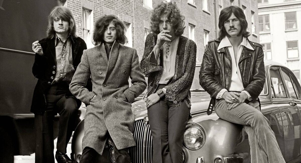 Led Zeppelin, конец 1960-х. Фото Pinterest.