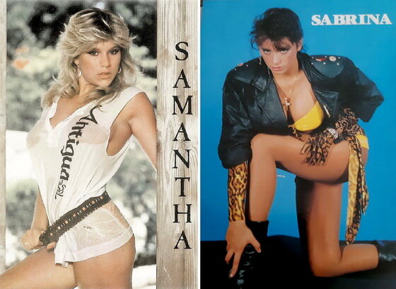 Голая Саманта Фокс (Samantha Fox) видео