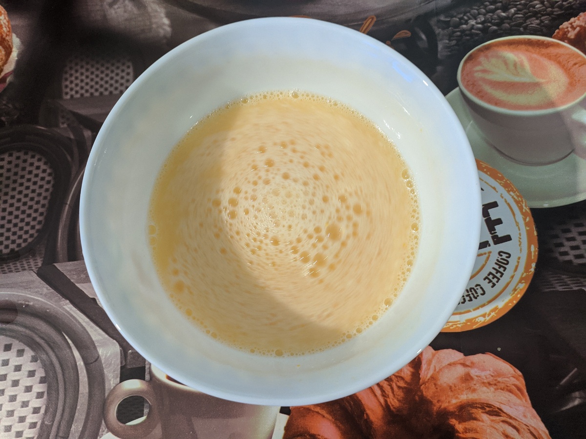 Добавляем стакан кипятка