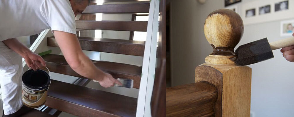                              Чем покрасить деревянную лестницу в доме? (фото 2)