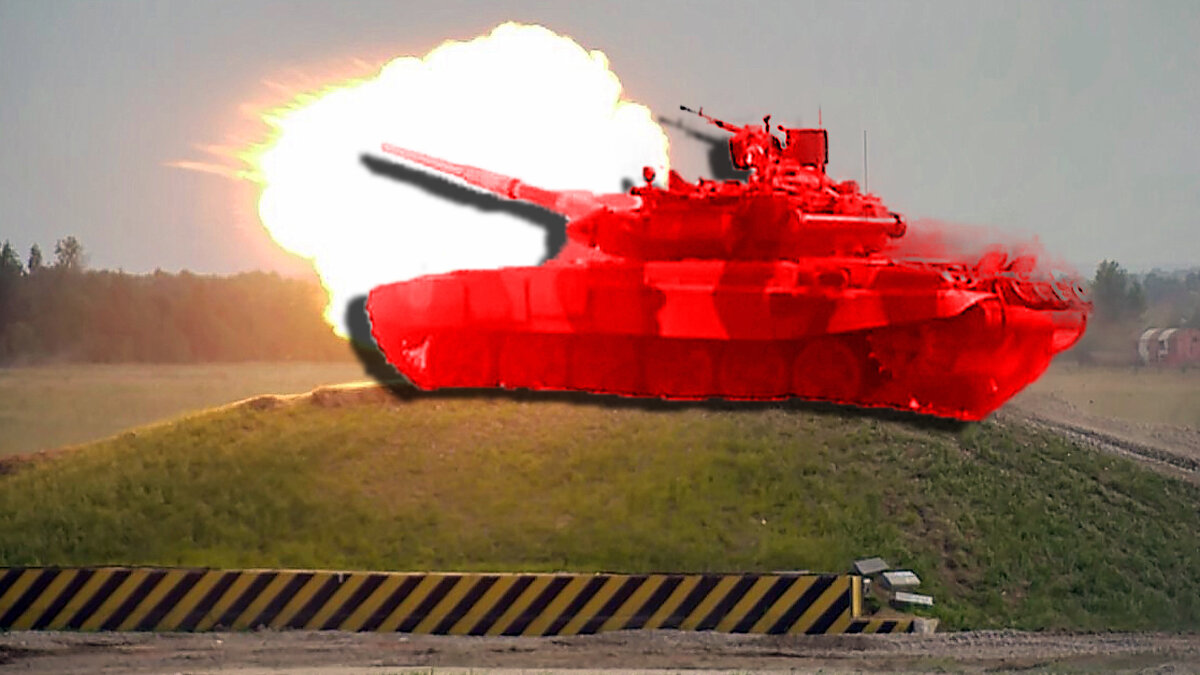 Т-90 на полигоне