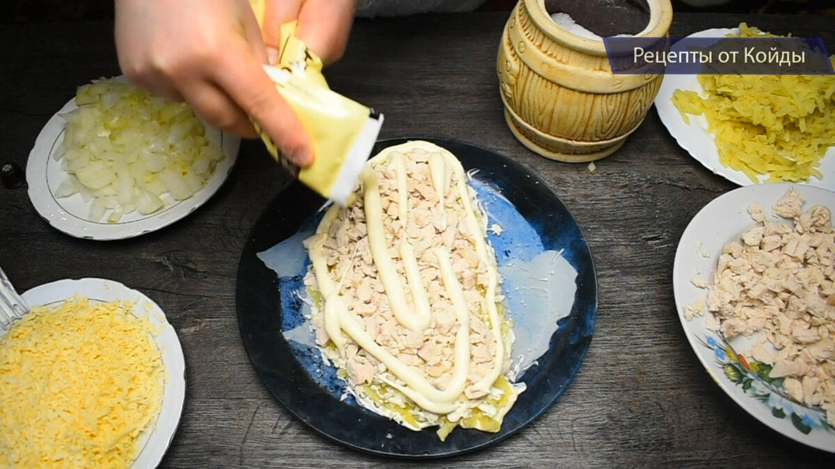 Салат Апельсиновая Долька. Приготовление Яркого Красивого и Вкусного салата.