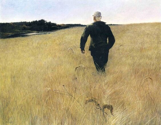 О, ОДИНОЧЕСТВО... ХУДОЖНИК ANDREW NEWELL WYETH / ЭНДРЮ НЬЮЭЛЛ УАЙЕТ (США, 1917-2009)