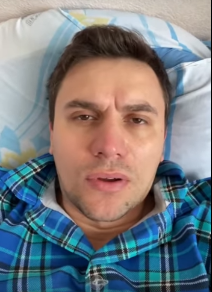 Николай Бондаренко в больнице. Скриншот.