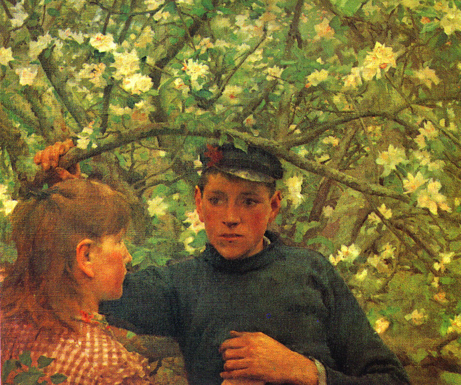 Генри Тук (Великобритания, 1858-1929). Обещание. 1888. Галерея Уолкер, Ливерпуль