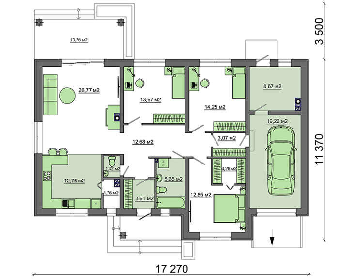 4М637 Планировка 