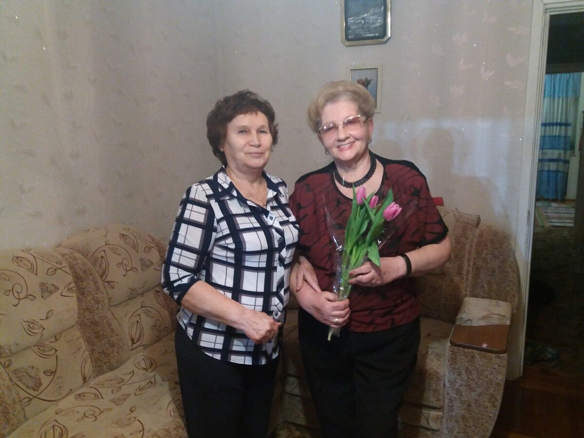 Тамара Полонская и Валентина Васильева.