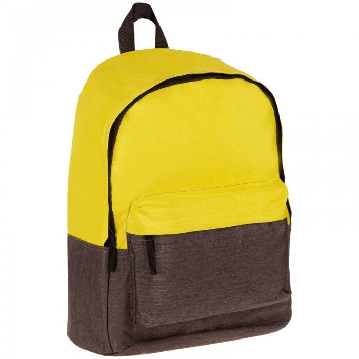 Рюкзак ArtSpace Street 40x29x18 см жёлтый/серый