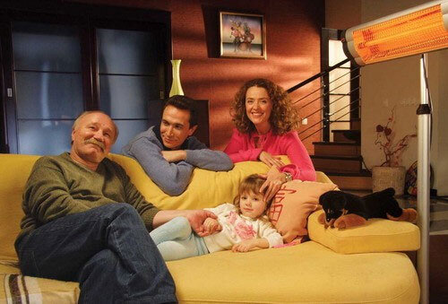 ИК-обогреватель как единственный источник тепла на даче