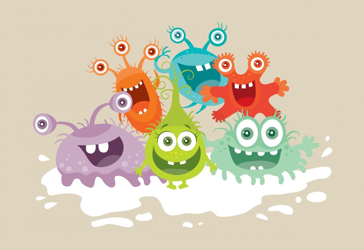 Микробы картинки для детей
