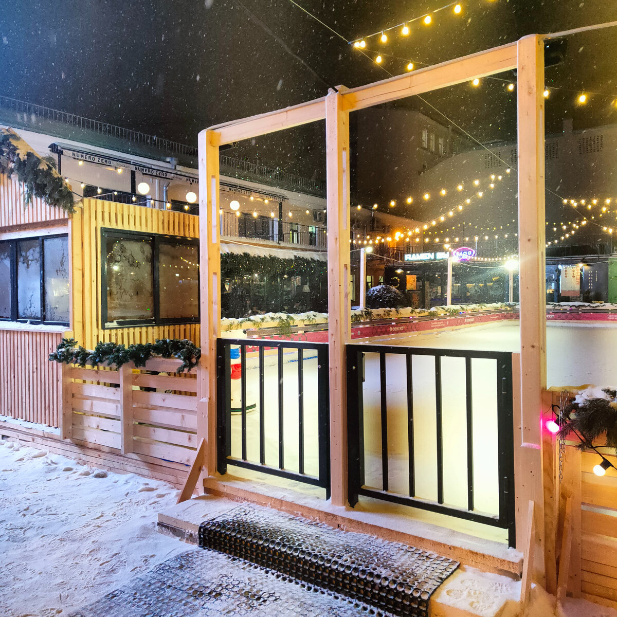 Василеостровский каток. Санкт-Петербург