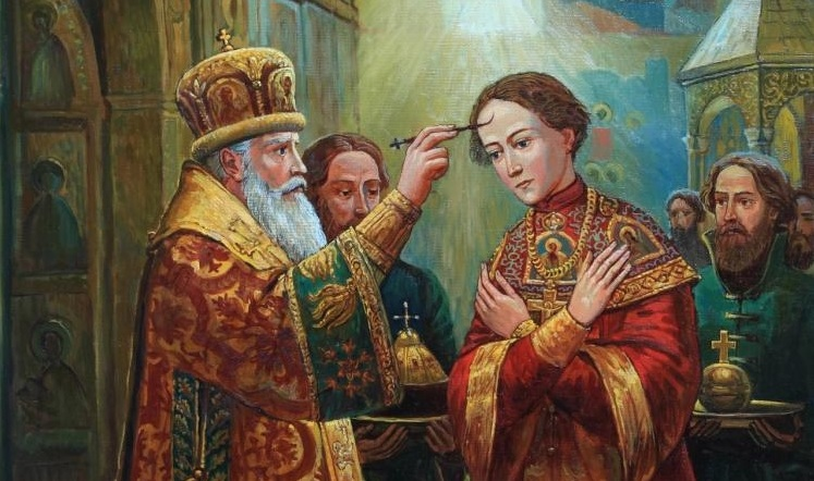  1613 г. Михаил Фёдорович Романов венчается на царство