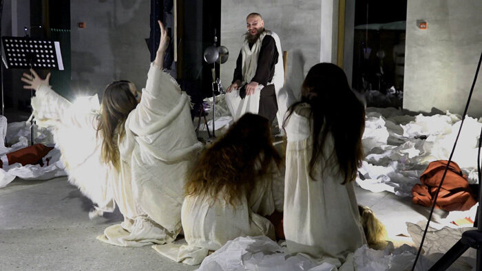 Герман участвует в мистерии-балете “Форкий” 
Источник: https://artguide.com 