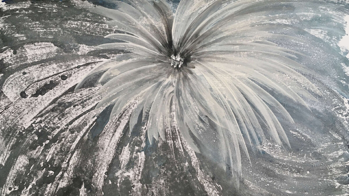 Рисую каждый день. Интуитивное рисование. Автор — Ирина Ковалькова. Лист А4, гуашь