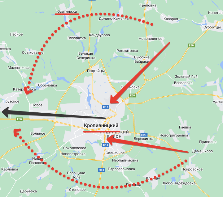 Взятие Кропивницкого (Кировограда), Рисунок Автора