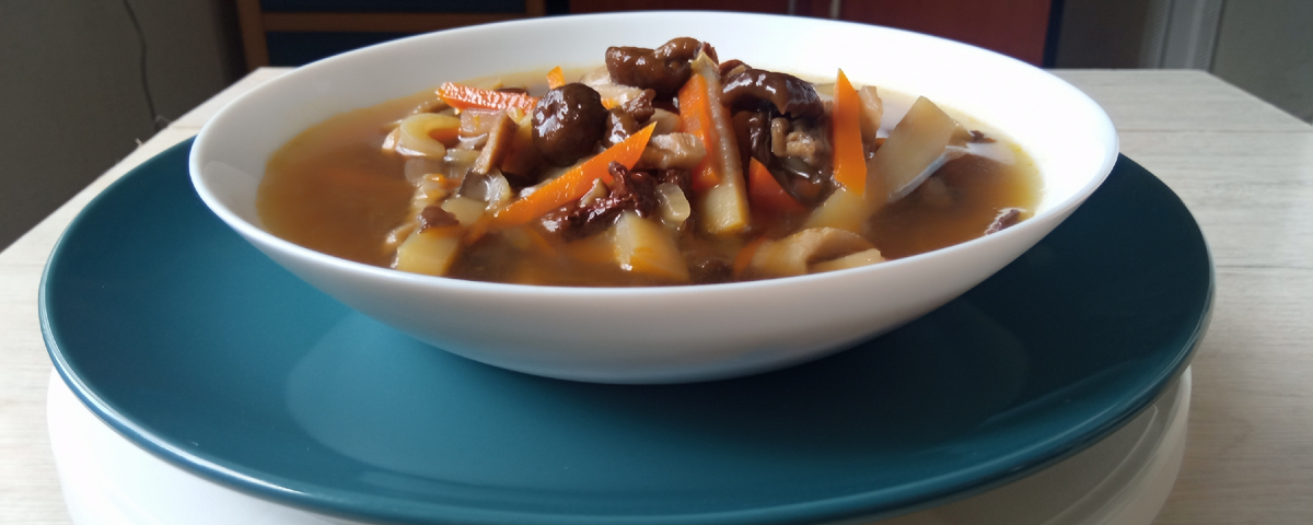 Суп из сушеных грибов с фасолью | Грибы и Грибные Места