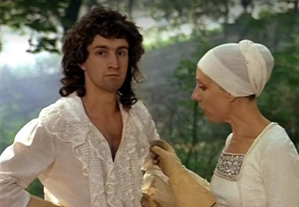 Кадр из кинофильма "Тот самый Мюнхгаузен", 1979 г., режиссер Марк Захаров, сценарист Григорий Горин, композитор Алексей Рыбников (скриншот)