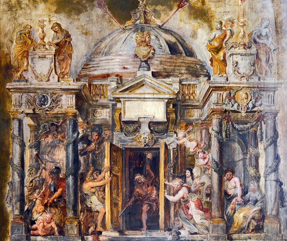 Рубенс. "Храм Януса". 1634 г.
