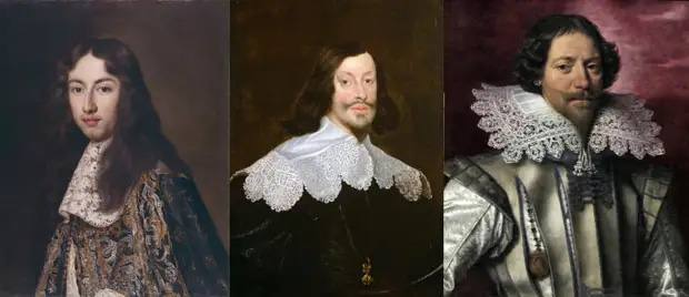 Мужские портреты начала и середины XVII века