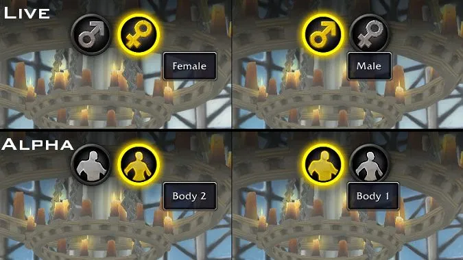 Тип тела вместо расы