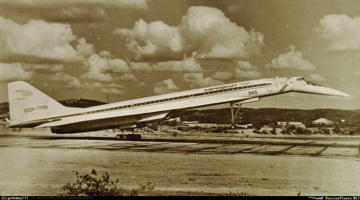 Ту-144 Бортовой номер: СССР-77110 фото russianplanes.net