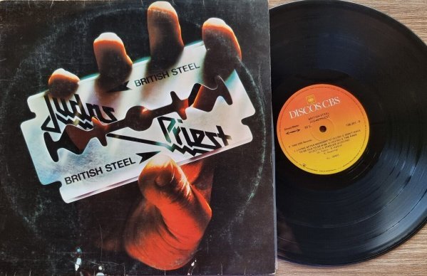 Judas Priest «British Steel», 1980 г., бразильский виниловый выпуск 