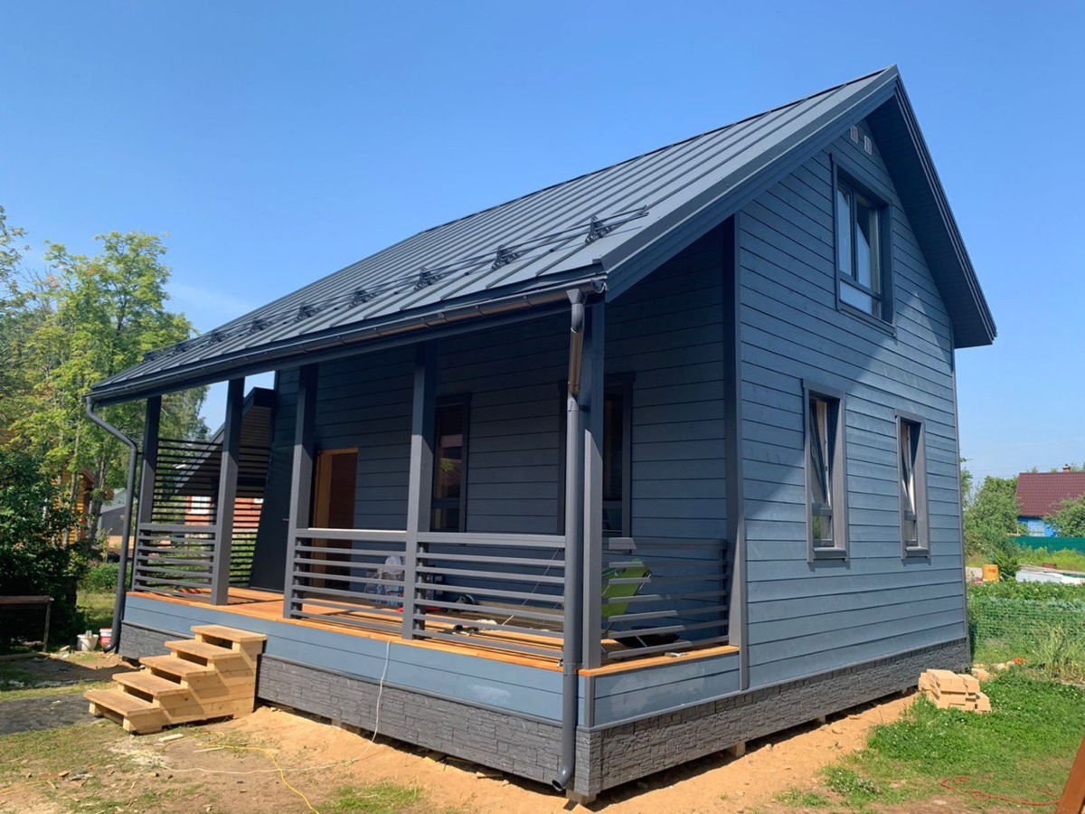 Внешний вид построенного дома