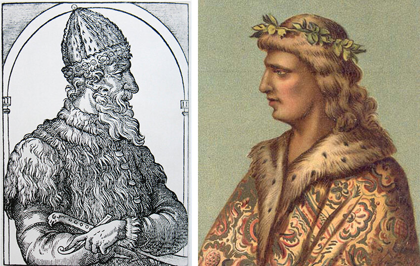 Иван III и его союзник король Матьяш I