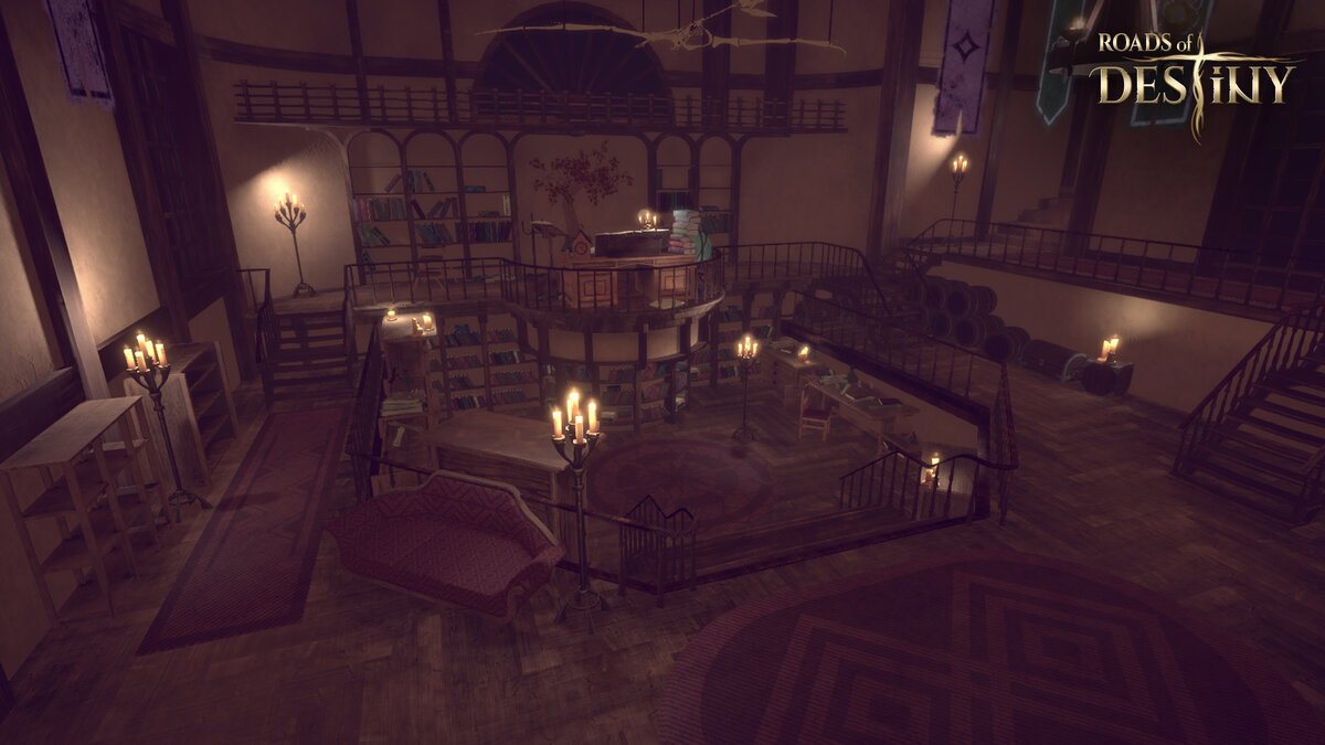 Библиотека к доме, который станет базой игрока