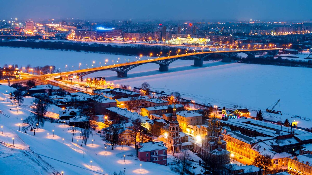    Со смотровой площадки открывается впечатляющий вид на город.Фото: vk.com/nizhny_novgorod_vk