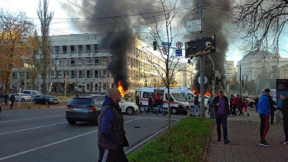    Последствия взрывов в Киеве:unian.net
