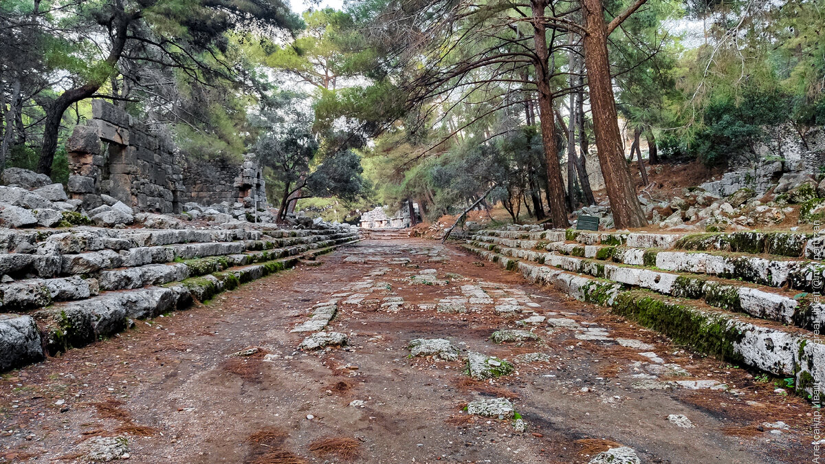 В этом месте располагались бани