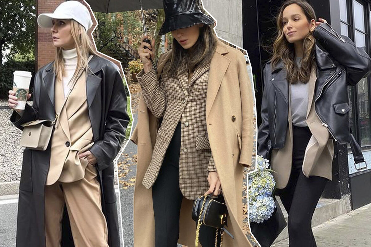     С какой верхней одеждой носить пиджак, чтобы не выглядеть крупной и чувствовать себя комфортно