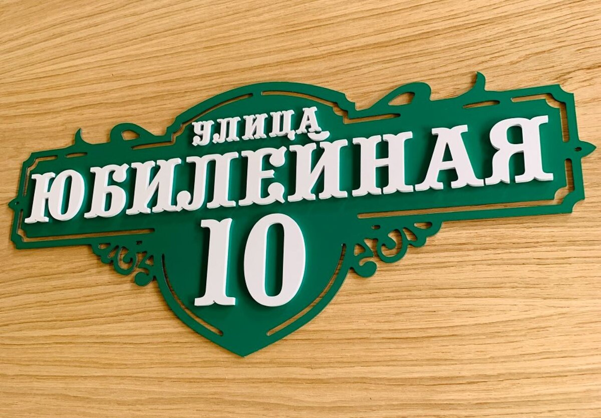 Адресная табличка из Китая