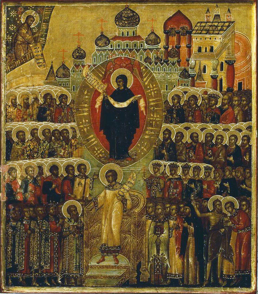 Икона Покрова Пресвятой Богородицы.