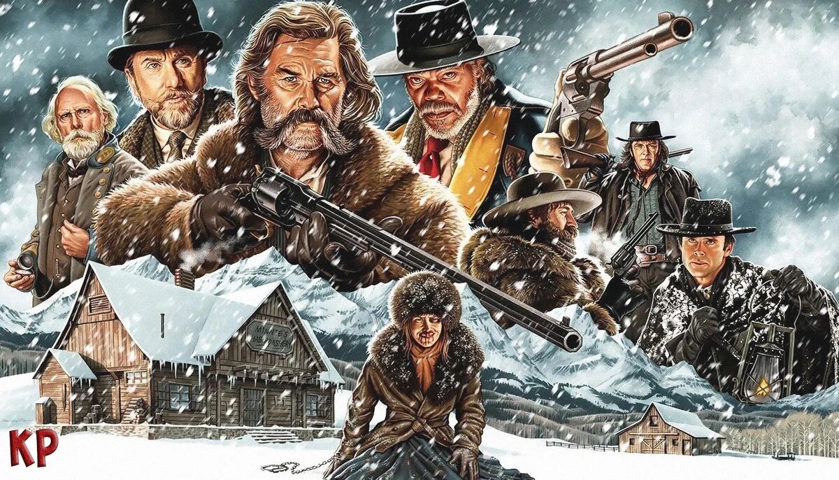 Постер к фильму «Омерзительная восьмерка» («The Hateful Eight», 2015)