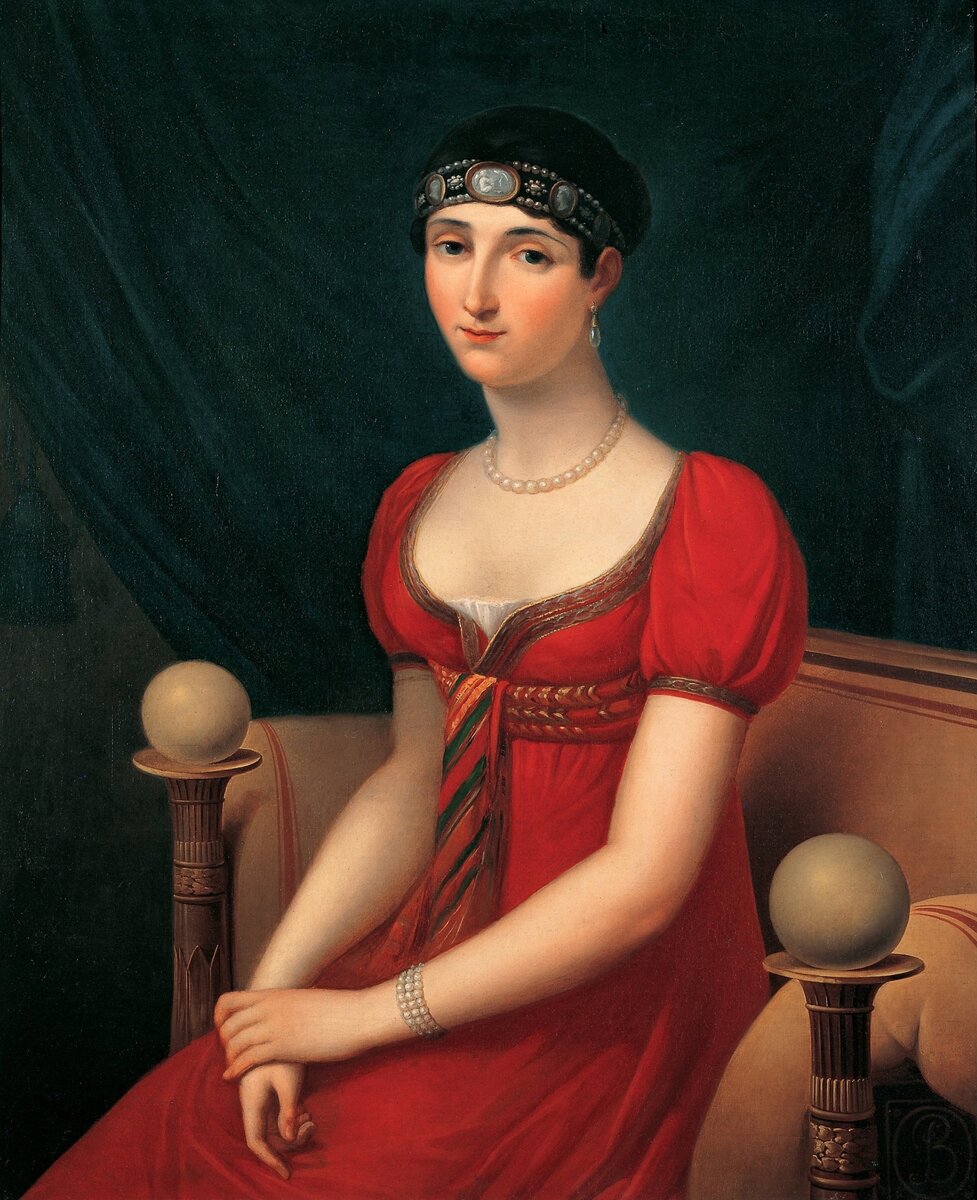 Портрет Полины Бонапарт, художник  Франсуа Кинсон