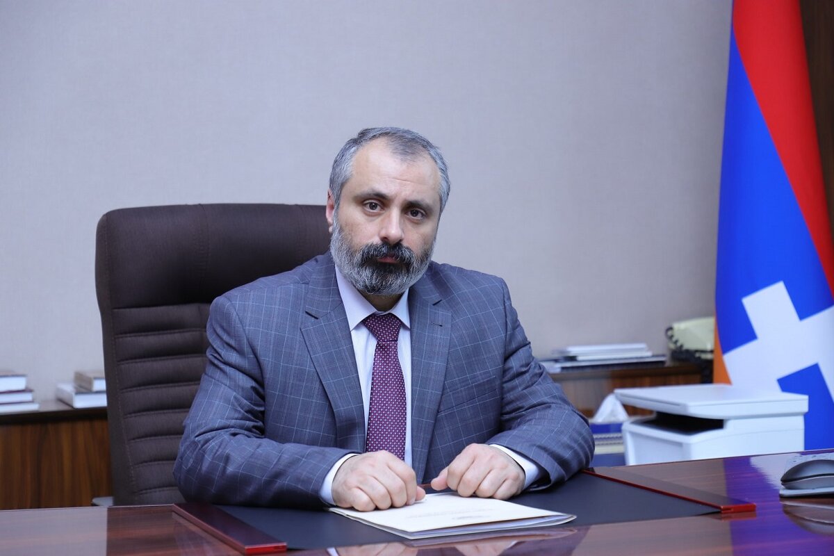 Министр иностранных дел Республики Арцах (Нагорно-Карабахская Республика) Давид Бабаян