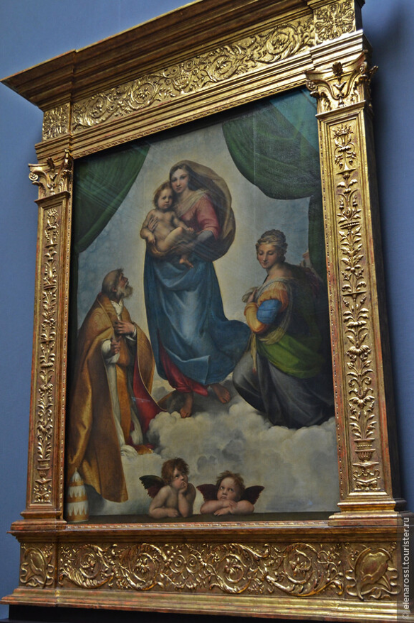 Рафаэль Санти. Сикстинская Мадонна. 1512 г. Дрезденская галерея 