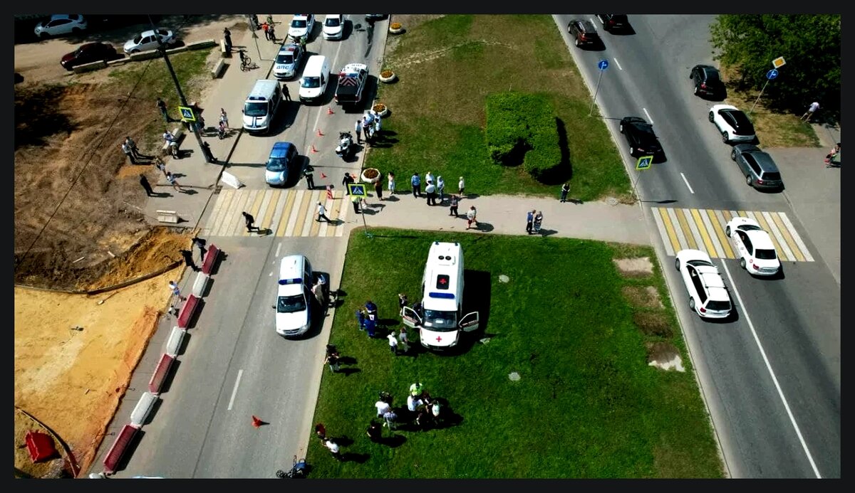 происшествие на пешеходном переходе