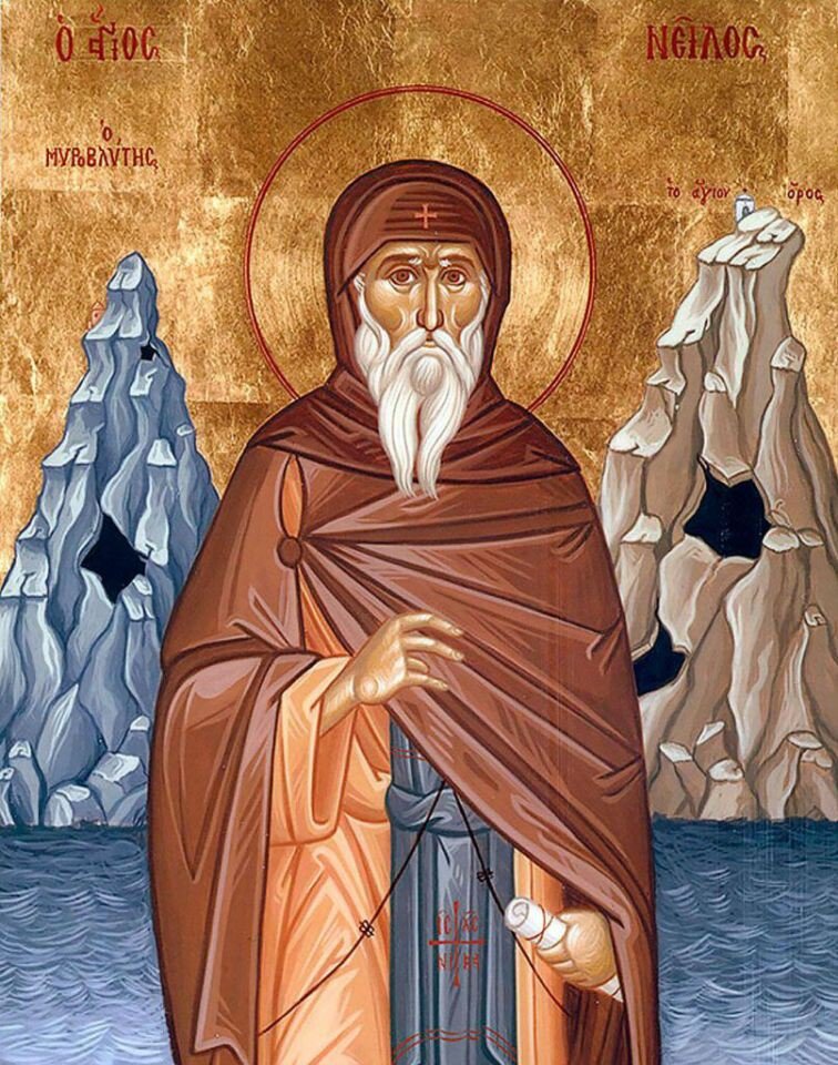 Старец Нил Мироточивый Афонский.