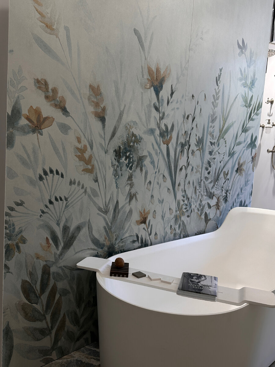 Санузел с элементами природы