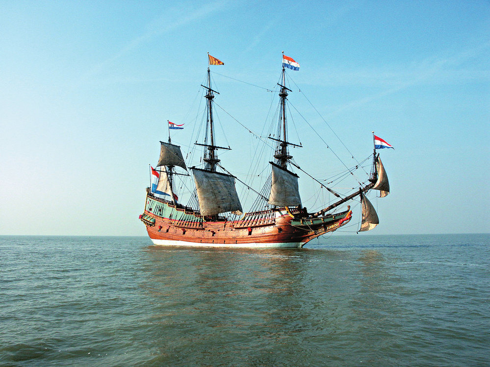 Точная копия Батавии,построенная голландскими энтузиастами по первоначальному чертежу и останкам затонувшего оригинала. 