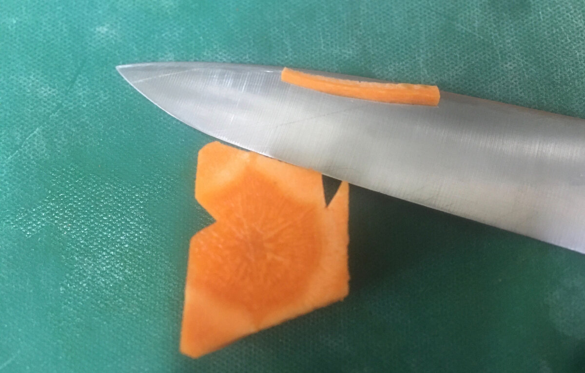 Вырезка из моркови