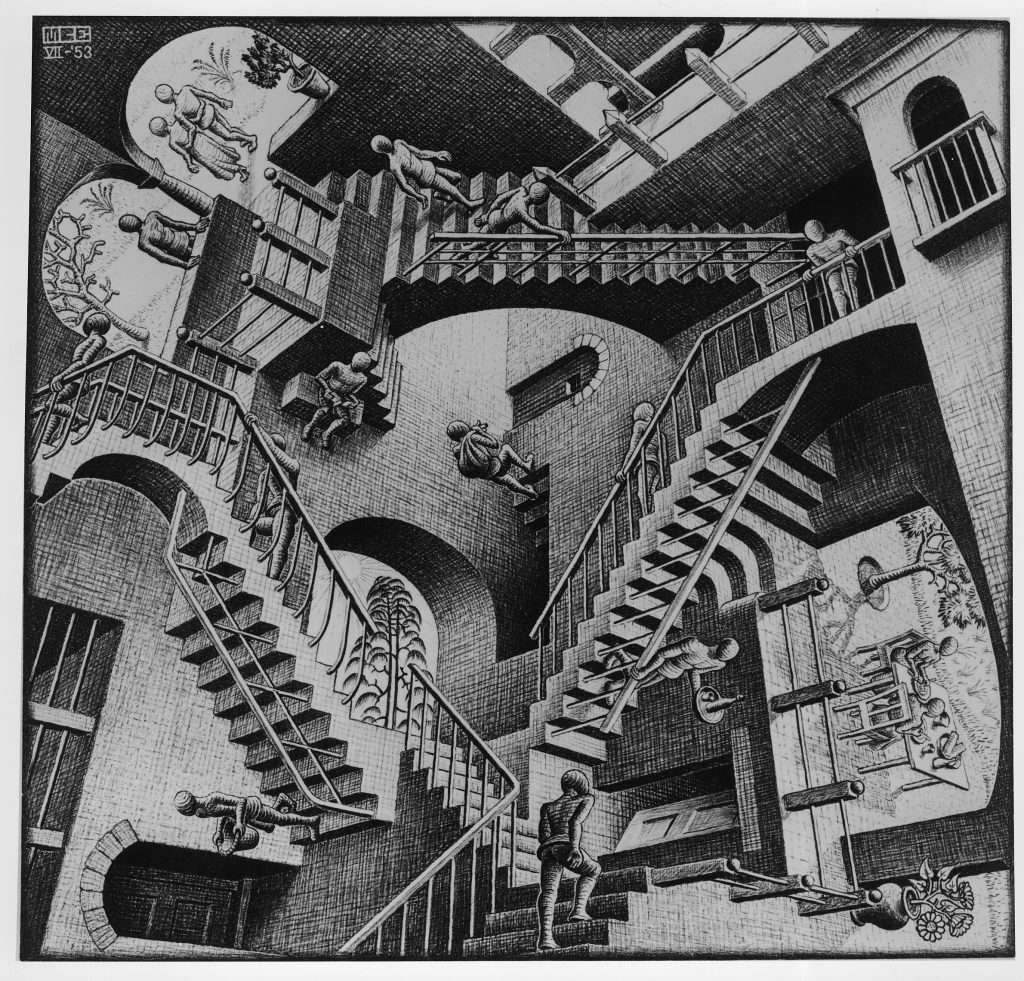 “Relativity” by M.C. Escher | The M.C. Escher Company/mcescher.com