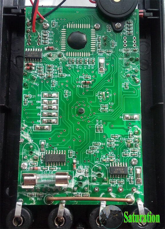 Разобранный мультиметр DT9208/RD9208.