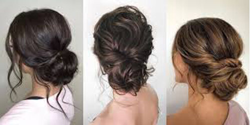 прическа "низкий пучек" актуальна в 2021 году