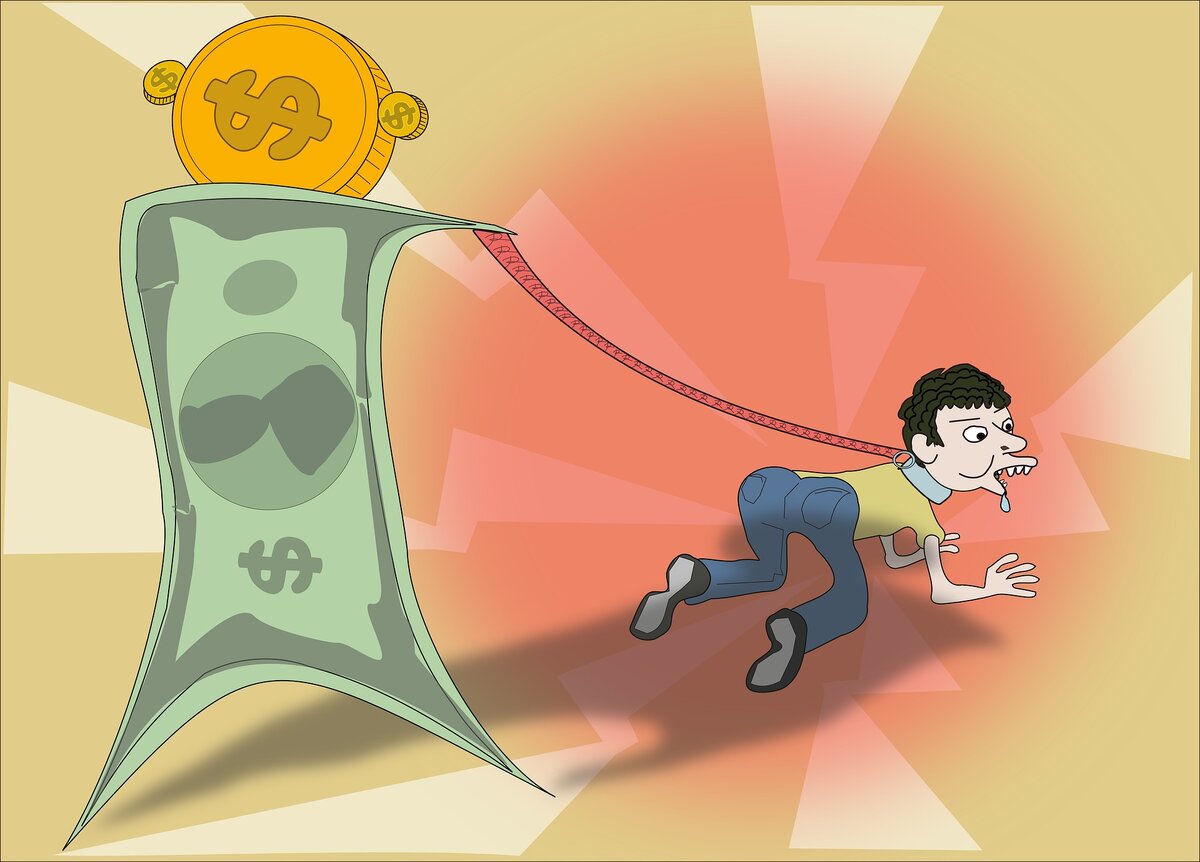 человек в долгах -и да я сам таким же был много лет 