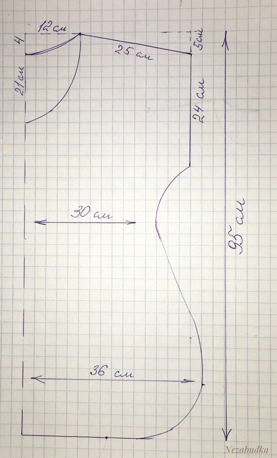 Выкройка туники