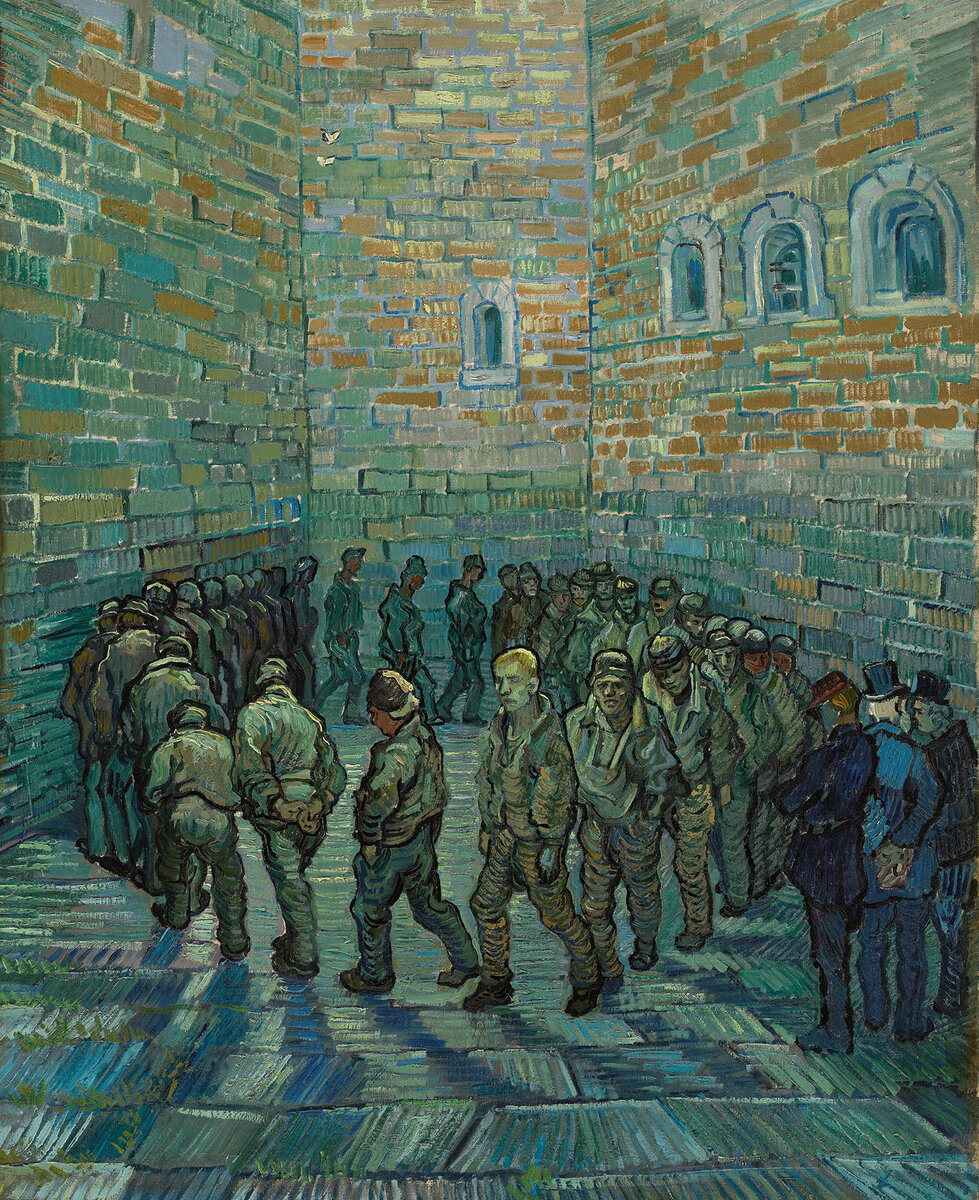 «Прогулка заключенных», Винсент Ван Гог, 1890 год